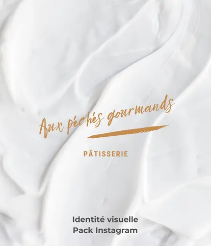 Identité visuelle et pack Instagram pour pâtisserie en Suisse romande