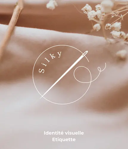 Identité visuelle douce et élégante pour couturière indépendante